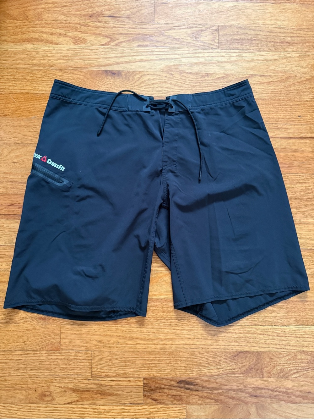 Reebok Black Athletic Training Shorts with Drawstring
